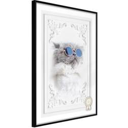 Arkiio Affisch Cat with Glasses [Poster] 20x30 Poster